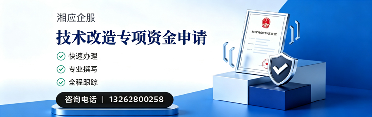 甘肃技术改造专项资金申报服务